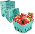 FMP Brands 44 Pack Pint Green Molded Pulp Fiber Berry Basket Produce