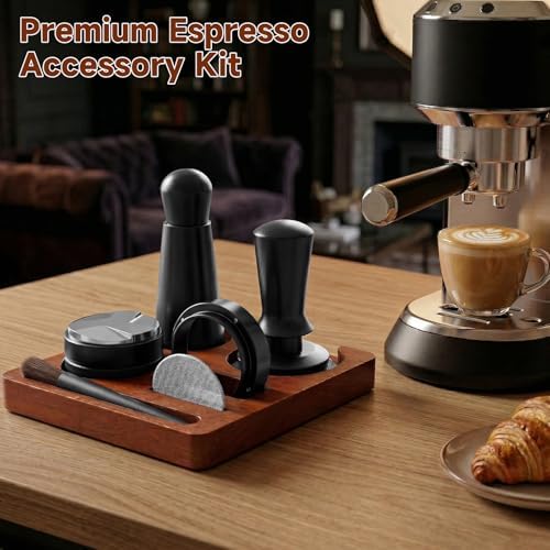 51mm Espresso Accessories Kit, 7 PCS Tamper & Station Set