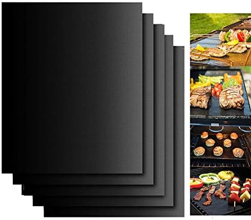 Dailyart Grill Mats for Outdoor Grill, Grill Mat Non Stick Set of 5