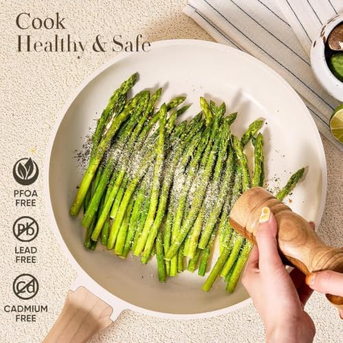 CAROTE 20pcs Pots and Pans Set, Nonstick Cookware Sets