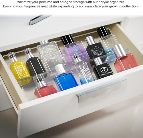 4 Pack Clear Plastic Drawer Organizers Multi Level Stackable Pills