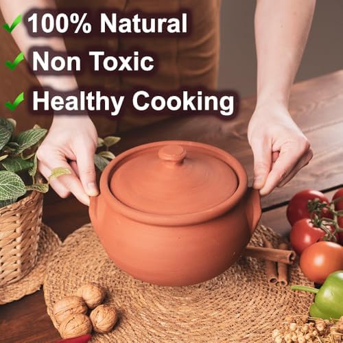 Earthenware Clay Mud Eathern Terracotta Cooking Pot Pottery Cazuela