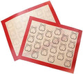 Topwon Macaron Baking Mat with Measurements,100% Non Stick Baking