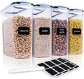 FOOYOO 4-Piece Cereal Container Set, 135.2oz, BPA Free