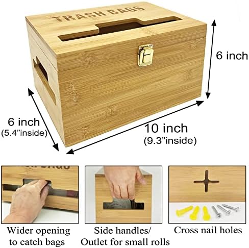 Trash Bag Dispenser with Handles