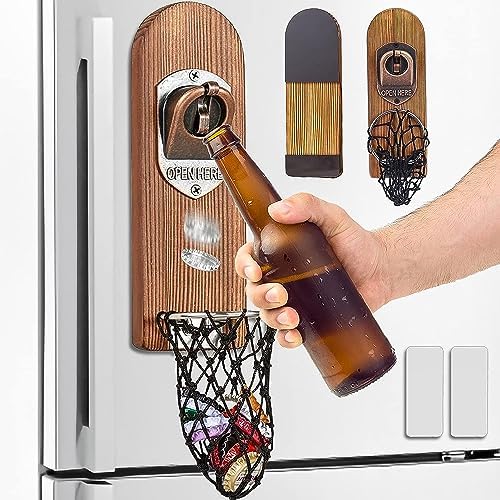 Wall Mounted Magnetic Beer Bottle Opener