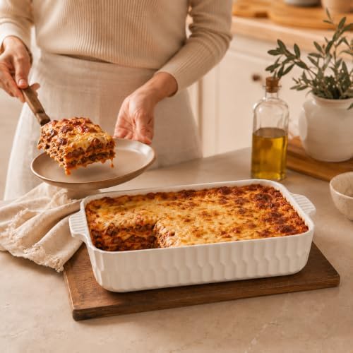 4.7QT Casserole Dishes for Oven, 9x13 in Ceramic Baking Dish