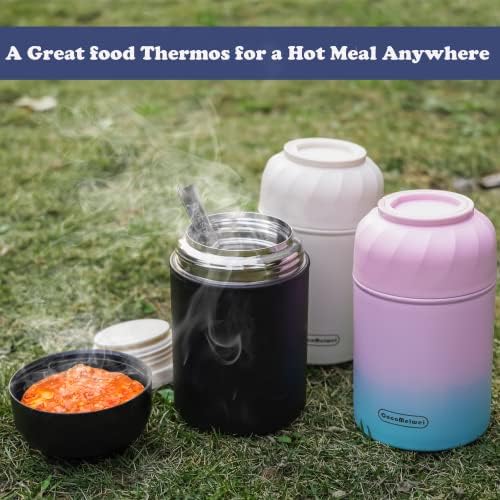 Thermo for Hot Food & Drinks, Thermo Lunch Box, 17oz Vacuum Insulated