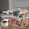 8611 Clear Countertop Storage for Coffee Capsules, Acrylic Holder
