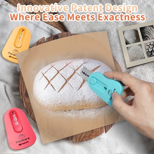 3-Pack Bread Lame, Extractable & Magnetic Sourdough Scoring Tool