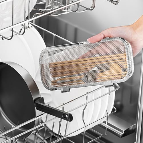Stainless Steel Utensil Basket For Kitchen Dishwasher Safe Drying Rack
