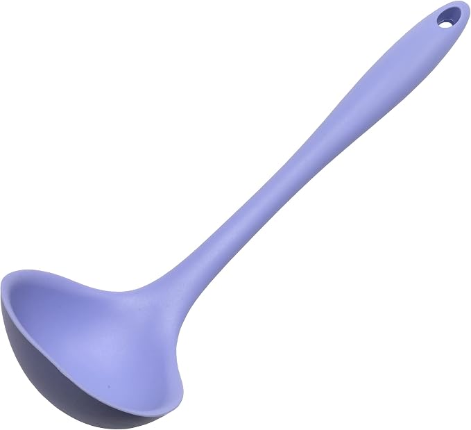 Chef Craft Premium Silicone Cooking Ladle, 11.25 inch, Pastel Blue by ChefCraft