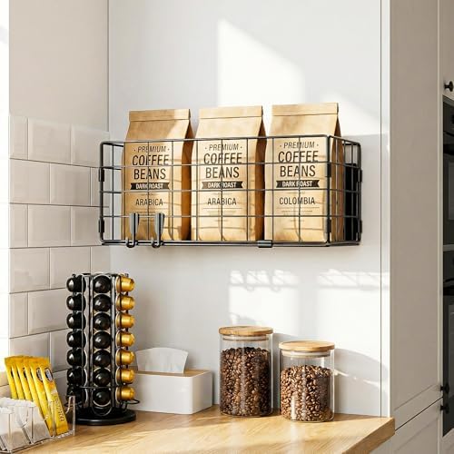 2 Pack Magnetic Basket for Fridge, Large Metal