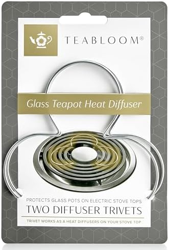 Teabloom Heat Diffuser - Protect Glass Tea Pots and Coffee Pots On