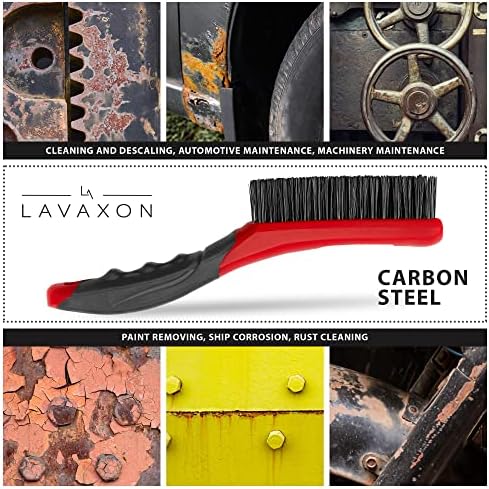 Lavaxon Wire Brush Set, 10 Inches, Pack of 2