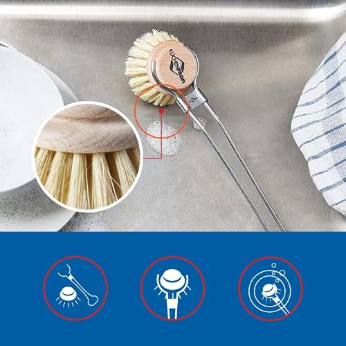 Küchenprofi Replacement Brush Refills, 2-Pack, Classic Dish Washing