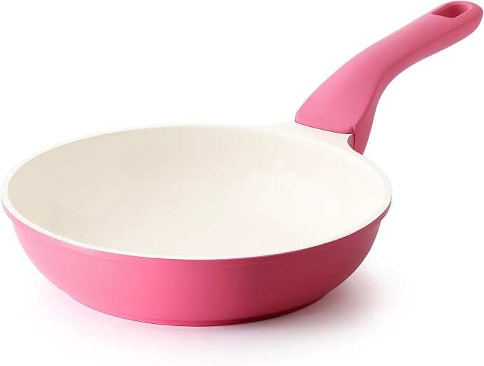 PRICUSIS Nonstick Ceramic Frying Pan, 8/10 Inch Skillet by PRICUSIS