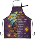 Aprons For Women With Pockets African Art Apron Black Girl Kitchen