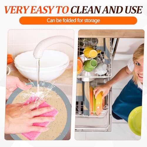 Reallnaive Springform Pan Protector Mats, 2 Pack, 9 Inch