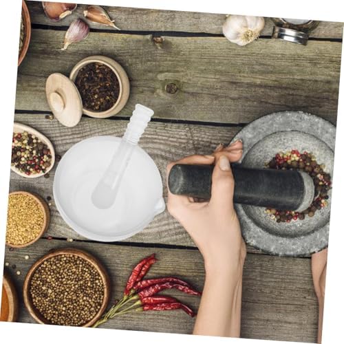 Glass Bowl with Pestle Set, 75ml Laboratory and Kitchen Grinder