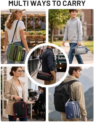 MIER Expandable Small Lunch Box for Men Women Kids Work School