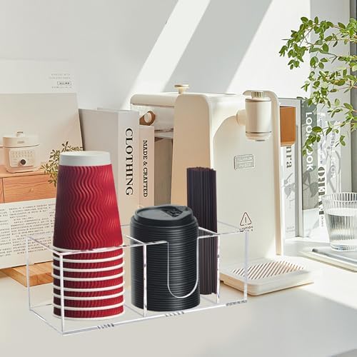 Acrylic Countertop Coffee Cup Holder