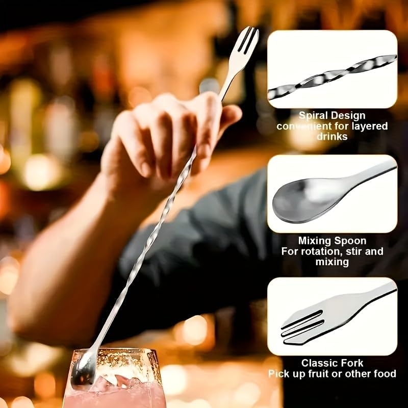 XDNOOK 5pcs Cocktail Shaker Set Bartender Kit,Professional Bar Set