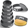 Nonstick Springform Pan Set 6 Sizes, Removable Bottom Baking