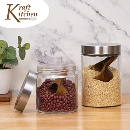 Wooden Measuring Cups and Spoons Set - Wood Measuring Cups, Wooden