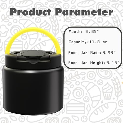 11.8 oz Thermo for Hot Food, Soup Thermo Stainless Steel, Hot Food