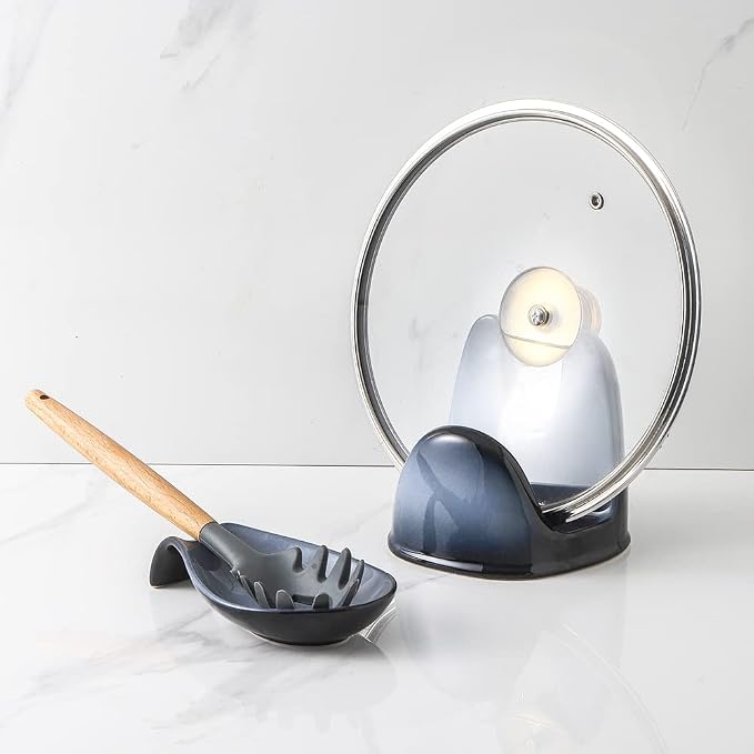 Nihow Pot Lid Holder: Stable Ceramic Pan Lid Holder - Image 7