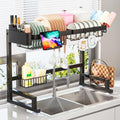 ADBIU Expandable Over-the-Sink Dish Drying Rack, 2-Tier
