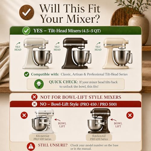 Black Mixer Slider for KitchenAid 4.5-5 Qt