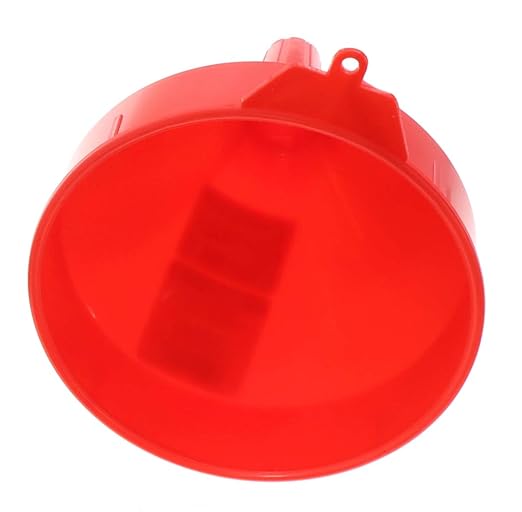 LubriMatic 75-070 Polyethylene Plastic Funnel w/ Screen - Image 4