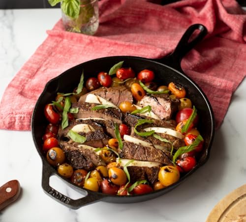 Lodge Essential Cast Iron Skillet Set, 7-Piece, Black