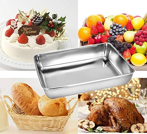 Old Tjikko Quarter Sheet Pan 14.2'' x 11'', 304 Stainless Steel Cookie
