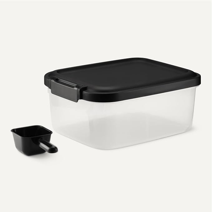 Amazon Basics Pet Food Storage Container, Detachable Scoop, Secure Seal - Image 3