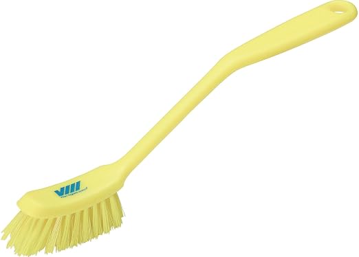 Vikan - Fine Dish Brush - Heavy-Duty, Slip-Resistant Cleaning Brush, by Vikan