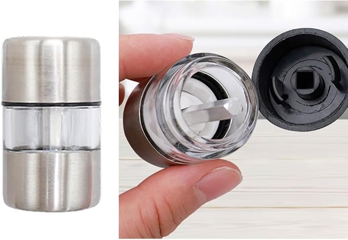 FGDTREE Portable Stainless Steel Salt and Pepper Grinder Mini Grinding - Image 8
