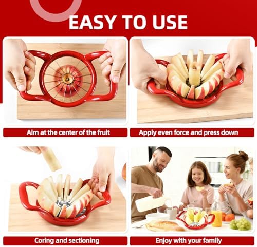 5.5-Inch 16-Slice Apple Corer Cutter