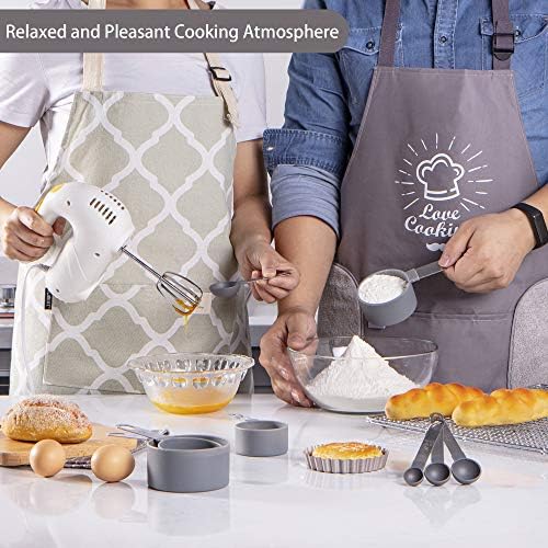 Measuring Cups and Spoons Set of Huygens Kitchen Gadgets 10 Pieces