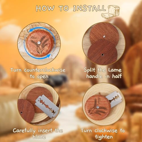 Personalized UFO Bread Lame Engraved Dough Scoring Tool with Name for