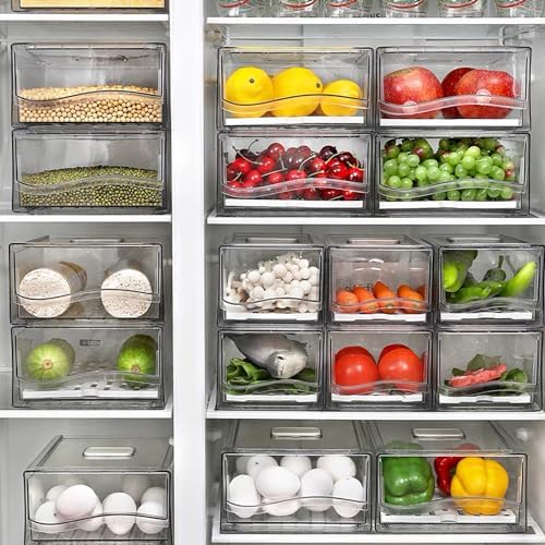 Diskary Fridge Organizer, 2 Drawers, Large