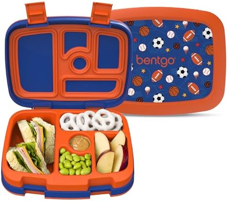 Bentgo Kids Prints Leak-Proof 5-Compartment Bento Lunch Box