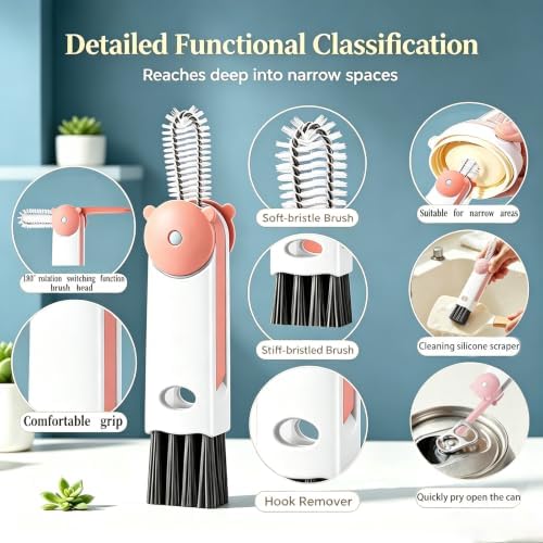 7 Piece Silicone Spatula Set, Food Grade Rubber Spatula with Packaging