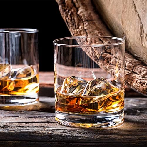 QAPPDA 7oz Old Fashioned Glasses Set of 12, Lead-Free Clear Rocks