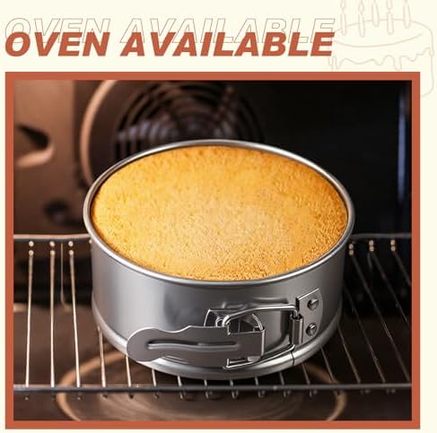 Funnymoom 4 Pcs 4 Inch Stainless Steel Springform Pans Mini Cheesecake