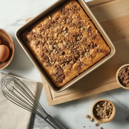 Martha Stewart 9-Inch Square Carbon Steel Cake Pan, 9-Cup (2.25qt)