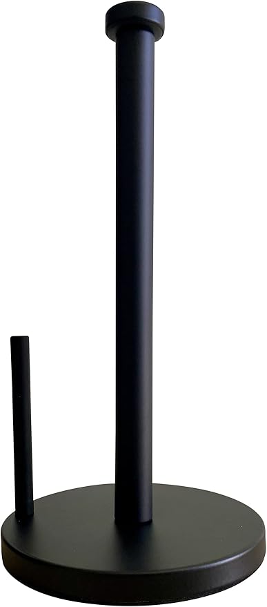 Black Paper Towel Holder Countertop Stainless Steel Paper Towel Stand - Image 9