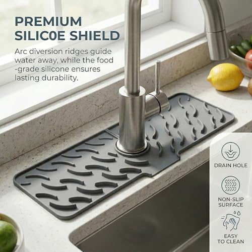 Silicone Faucet Splash-Proof pad, Multifunctional Water-Saving